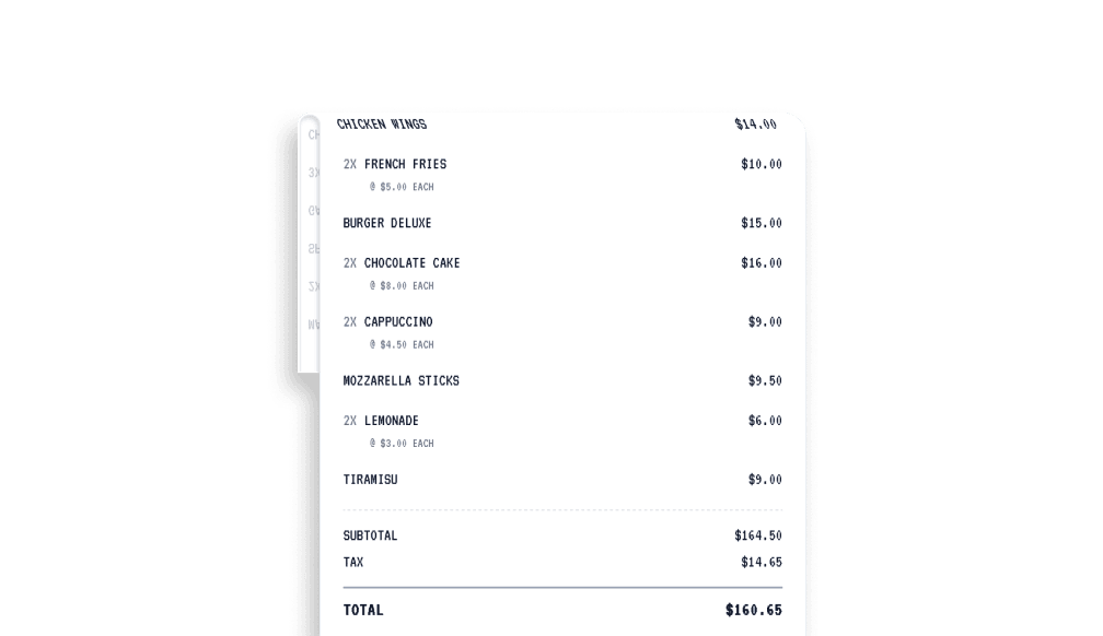 Receipt Animation